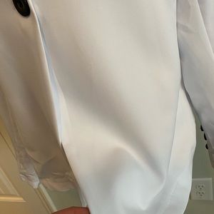 Women’s white collared blouse